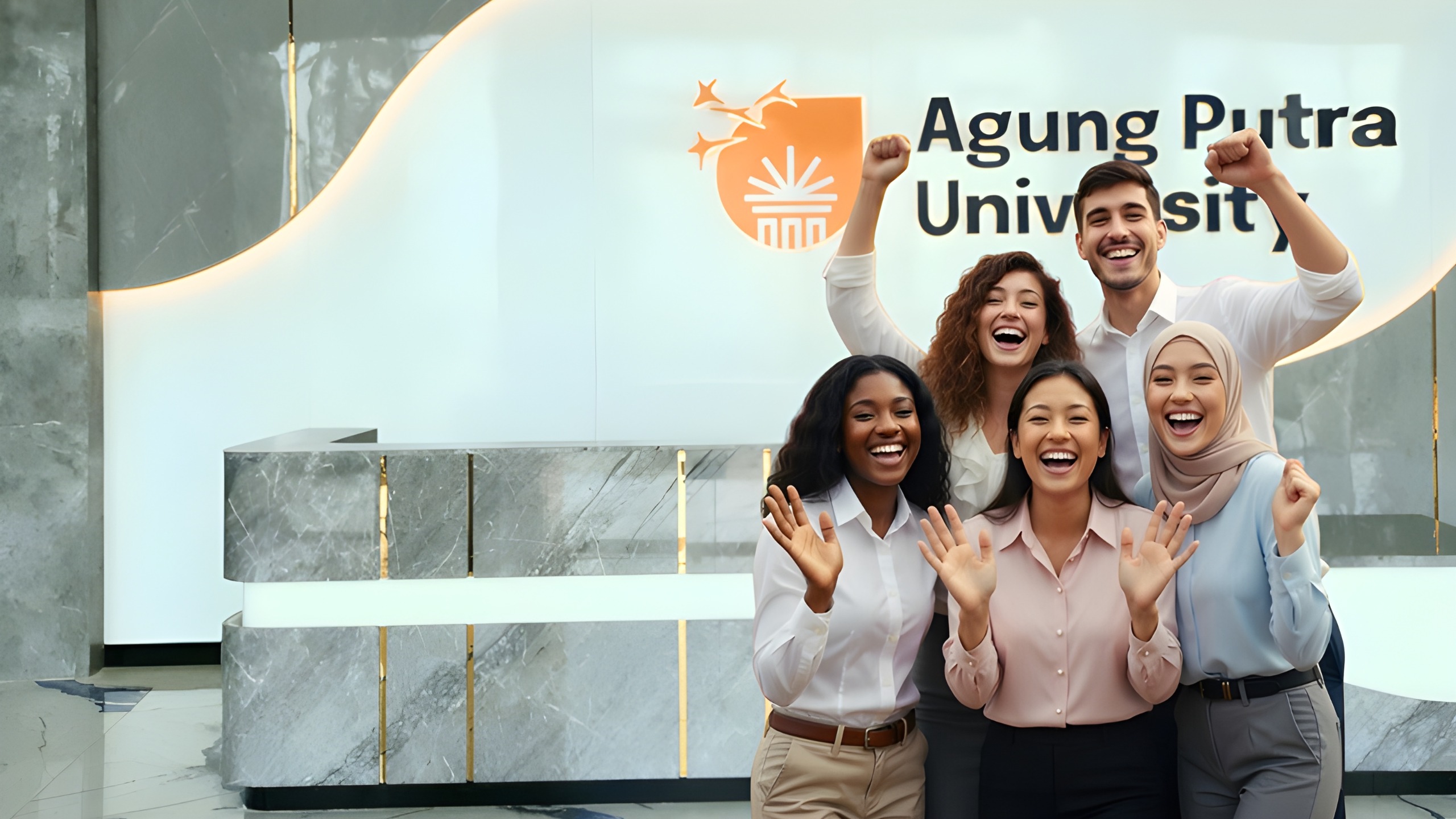 Internationale Studierende beginnen ihre Zeit an der APU